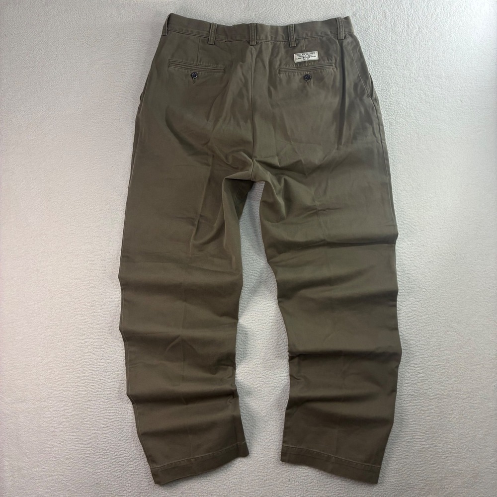 Polo Ralph Lauren Prospect Chino Pant Men 35x31 Brown Preppy Business Casual Y2K